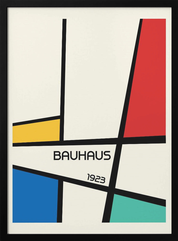 Bauhaus Geometric Design Retro - Poster / Art Print