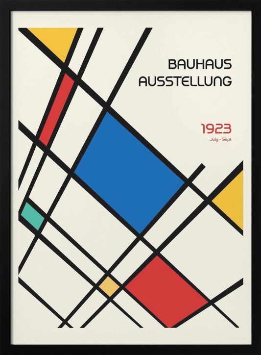Bauhaus Geometric Design Retro - Poster / Art Print