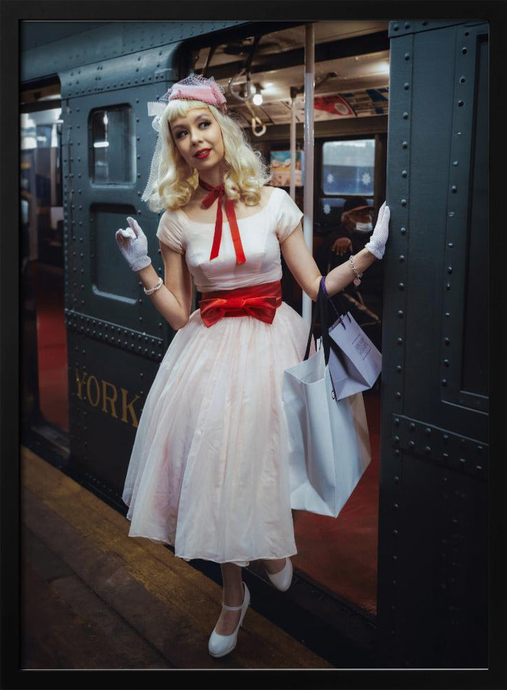 New York Holiday Nostalgia Ride - Poster / Art Print