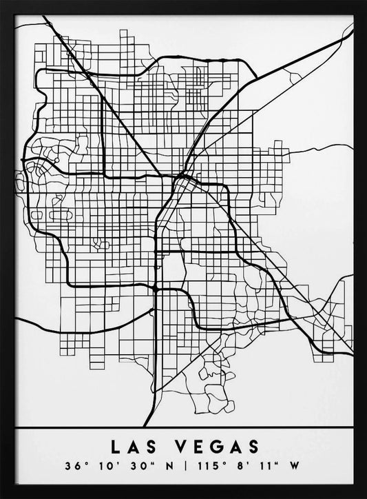 Black Maps 38 - Poster / Art Print