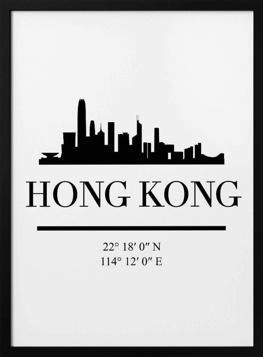 Black Skyline 32 - Poster / Art Print