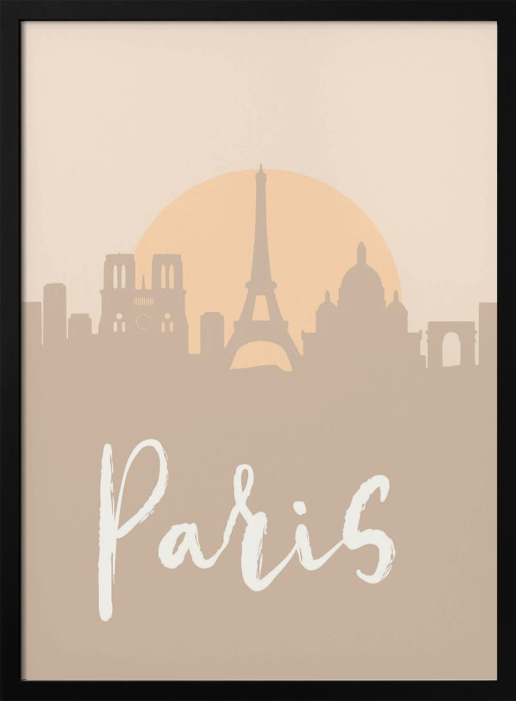Skyline Earth Tone 2 64 - Poster / Art Print