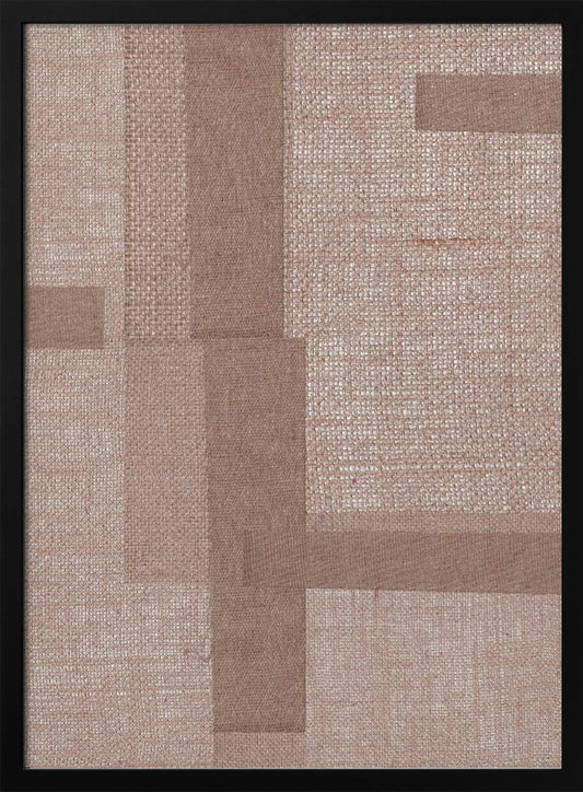 Fabric Pattern Collage No.5 - Poster / Art Print