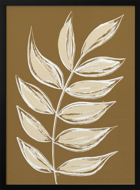 Brown Leaves - Poster / Art Print