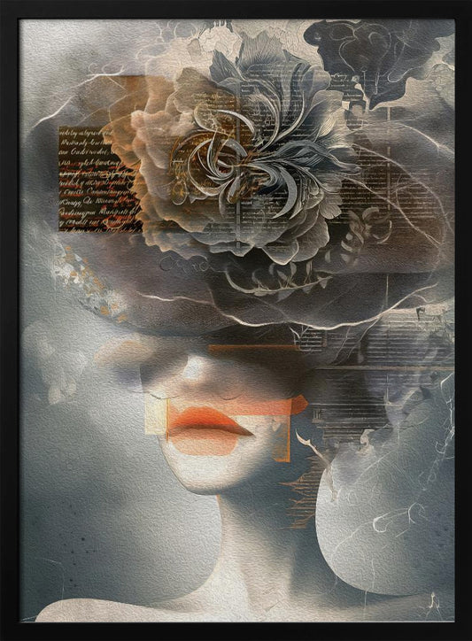 Lady In Hat No 1 - Poster / Art Print