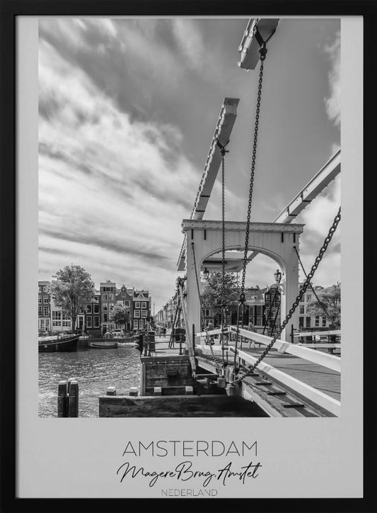 In focus: AMSTERDAM Magere Brug - Poster / Art Print