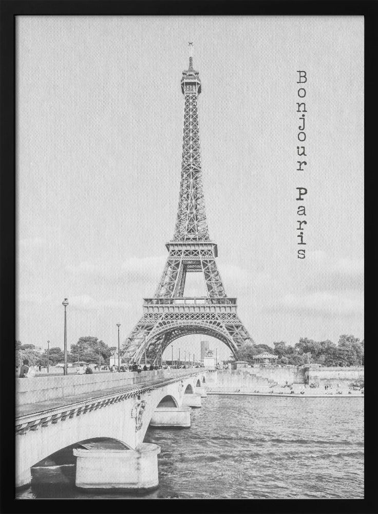 Bonjour Paris - Poster / Art Print