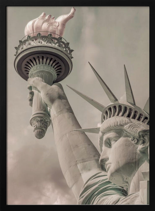 NEW YORK CITY Statue of Liberty | urban vintage style - Poster / Art Print