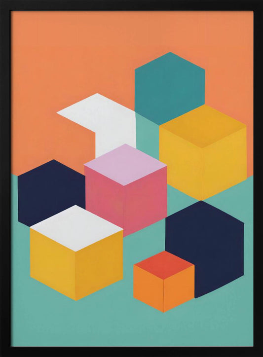 Cubes - Poster / Art Print