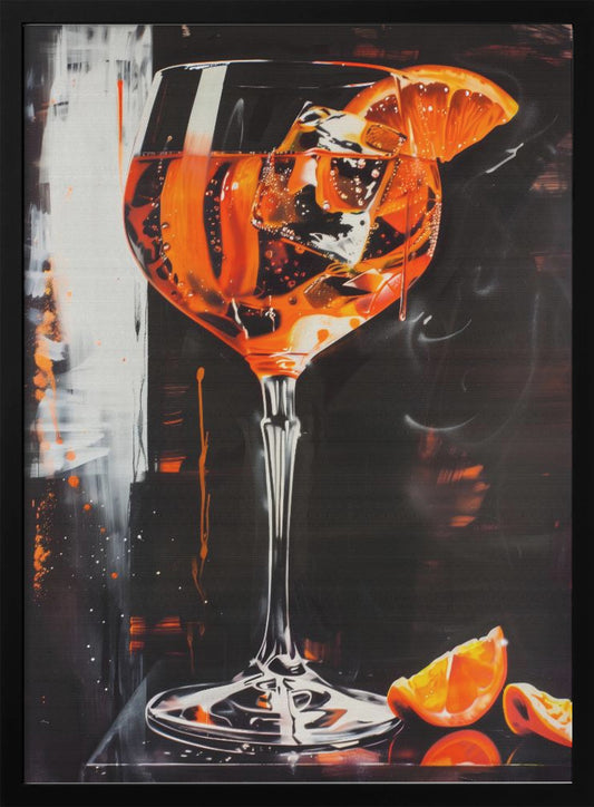 Aperol Spritz Dark Edition - Poster / Art Print