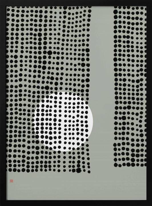 Hidden Moon N°4 | Behind the Curtains - Poster / Art Print