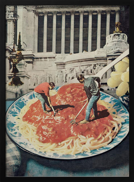 Diggin Spaghetti - Poster / Art Print