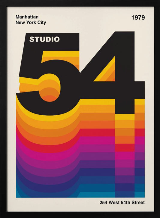 Studio 54 Retro Design - Poster / Art Print