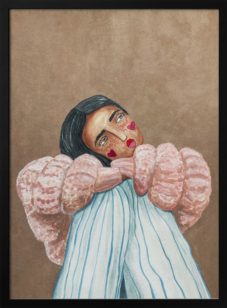 Dreaming girl - Poster / Art Print