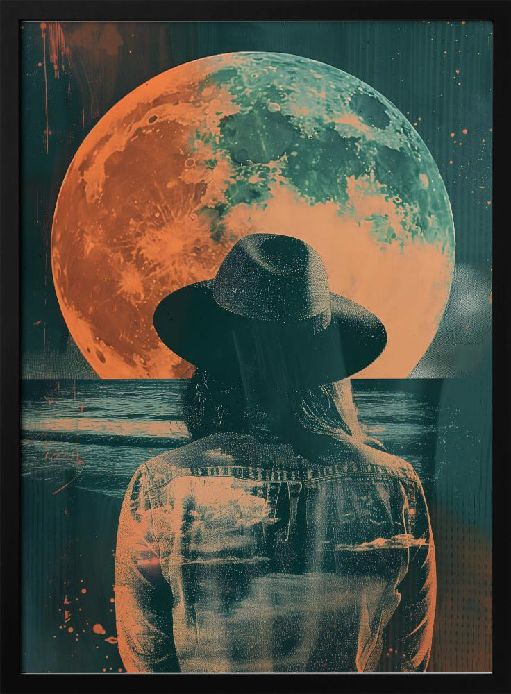 Watching the Moon - Poster / Art Print
