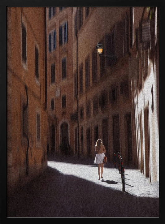 A girl in Rome - Poster / Art Print