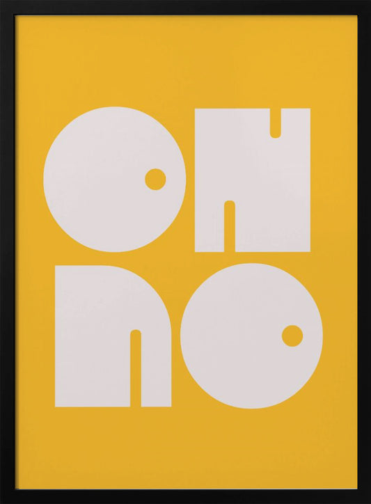 Oh No Yellowratio 3x4 Print By Bohonewart - Poster / Art Print