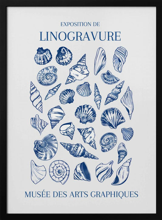 Lino Seashell Art Market - Poster / Art Print