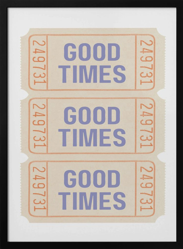 Coastal Blue Good Times - Poster / Art Print