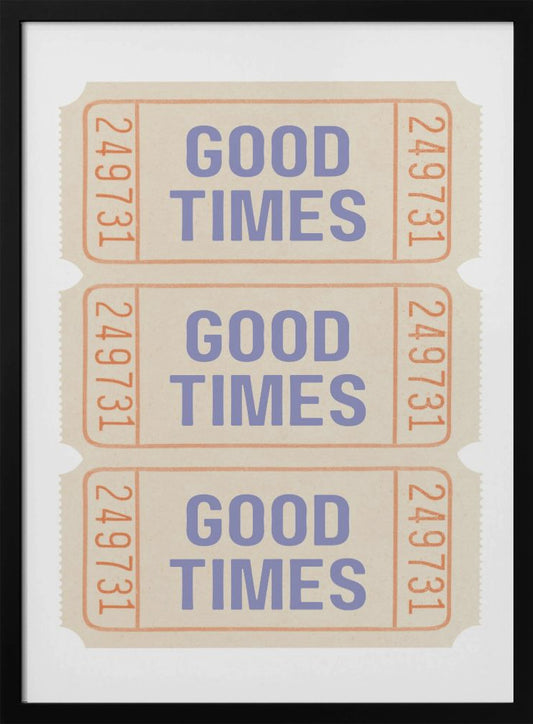 Coastal Blue Good Times - Poster / Art Print