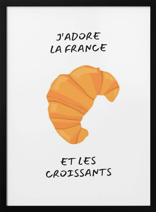 J´adore la france - Poster / Art Print