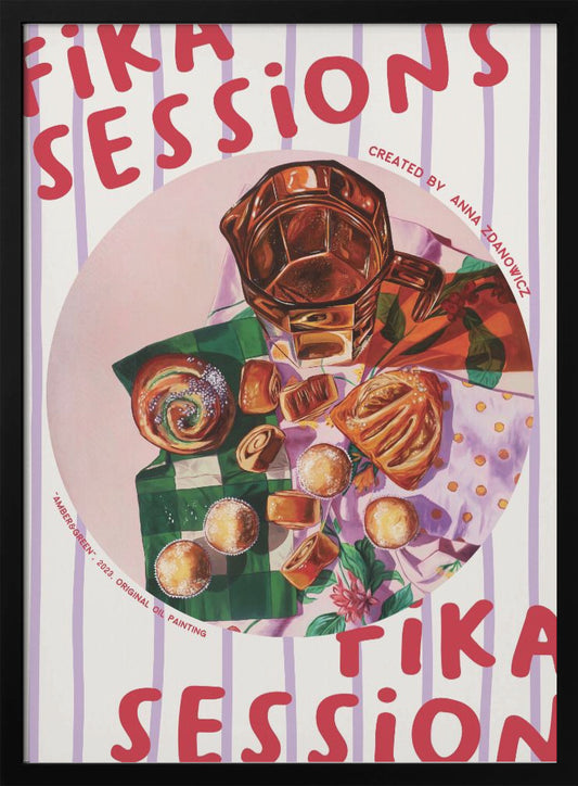 Amber and Green - Poster / Art Print