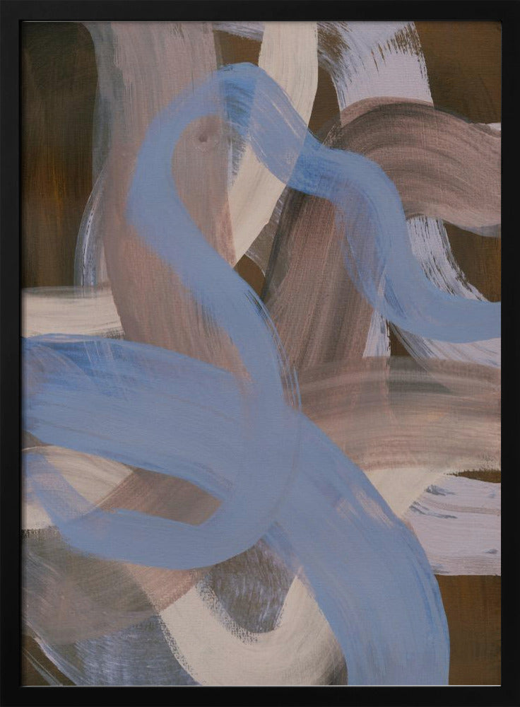 Abstract Brush Strokes 124X - Poster / Art Print