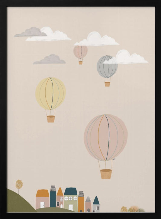 Hot Air Balloons 24x36 - Poster / Art Print