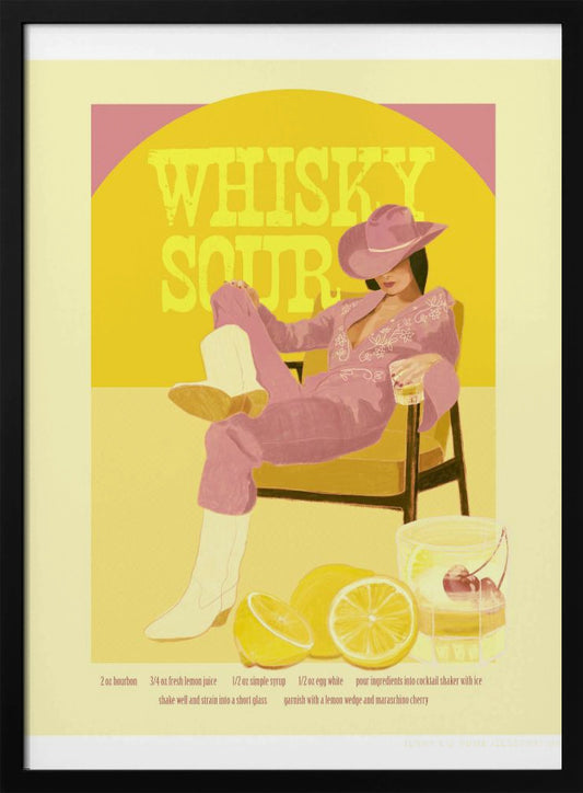 Jlr Whiskysour Pink Copy - Poster / Art Print