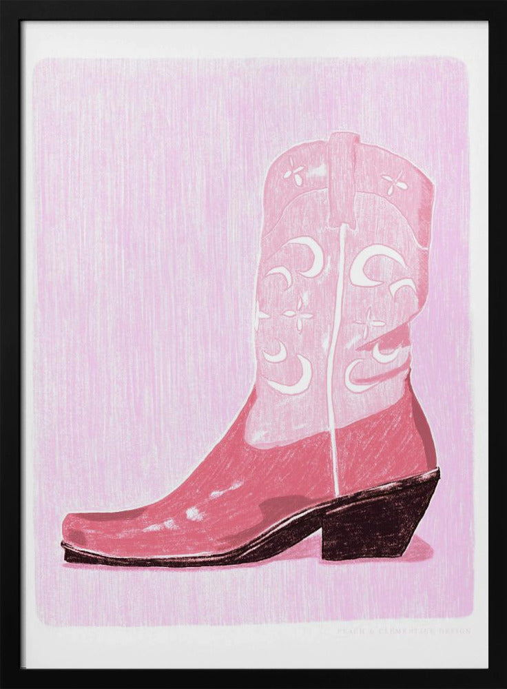 P&c Cowgirlboot - Poster / Art Print