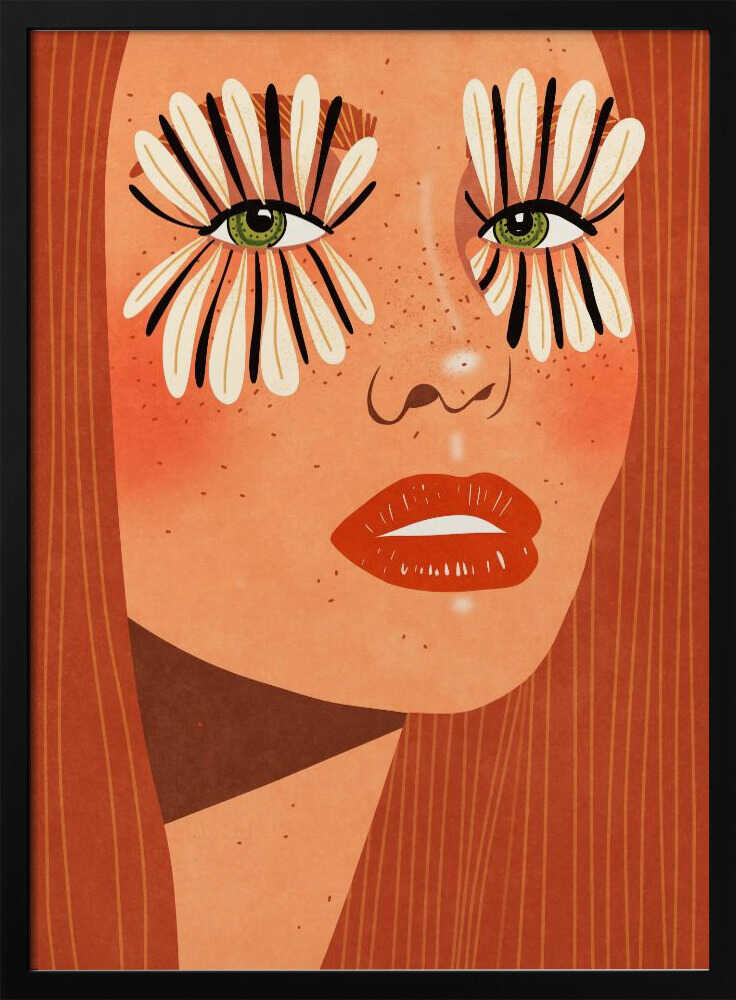 Flower Eyes - Poster / Art Print
