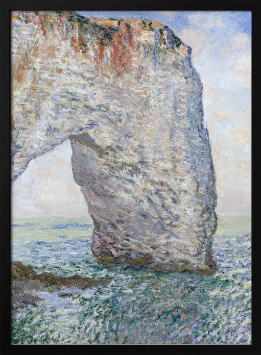 The Manneporte Near Étretat (1886) - Poster / Art Print