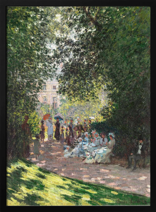 The Parc Monceau (1878) By Claude Monet - Poster / Art Print