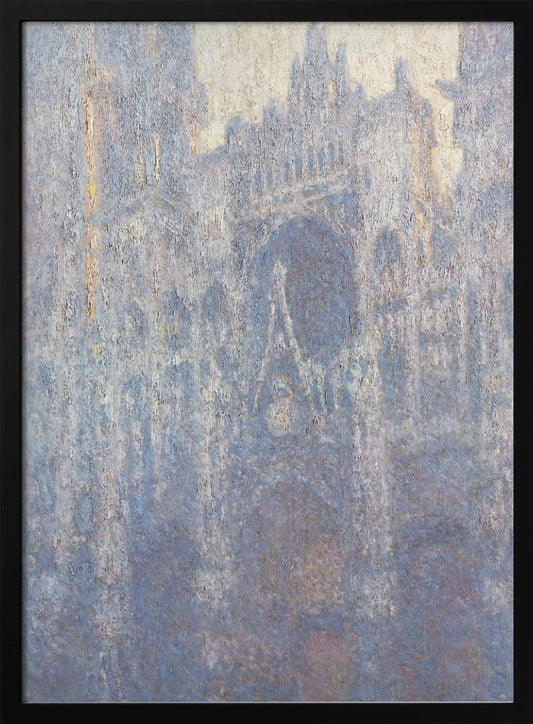 The Portal of Rouen Cathedral In Morning Light (1894) - Poster / Art Print