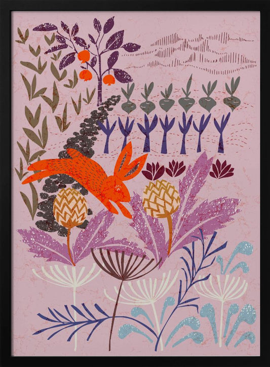 Artichoke thief at sunrise - Poster / Art Print