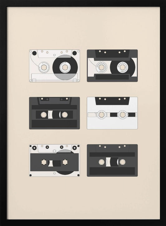 Cassette Pattern #1 - Poster / Art Print