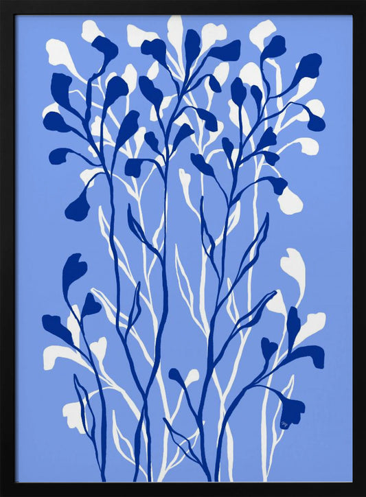 Blue Plants - Poster / Art Print