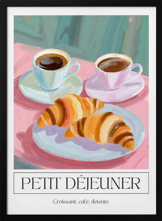 Petit dejeuner - Poster / Art Print