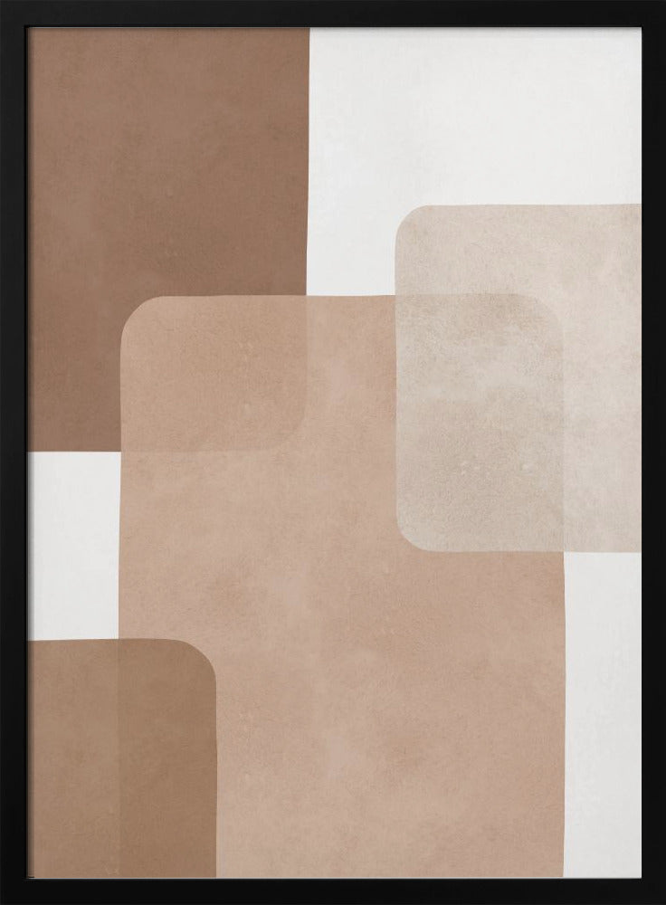 Boho watercolor strokes 3 - Poster / Art Print