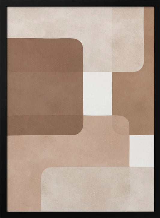 Boho watercolor strokes 2 - Poster / Art Print