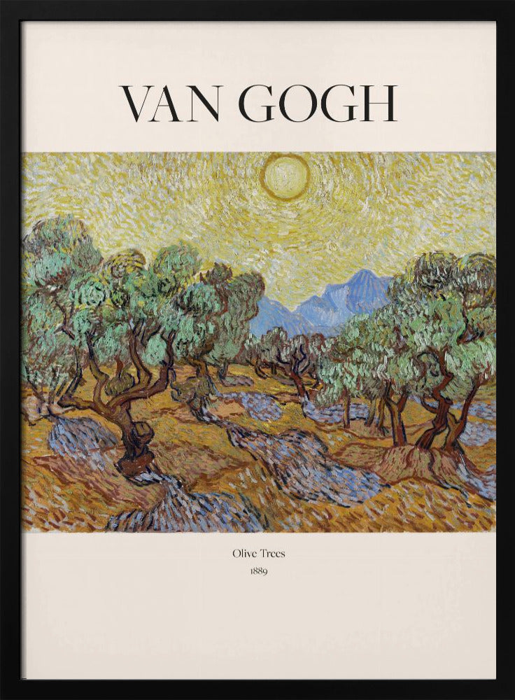 Olive Trees (1889) - Poster / Art Print