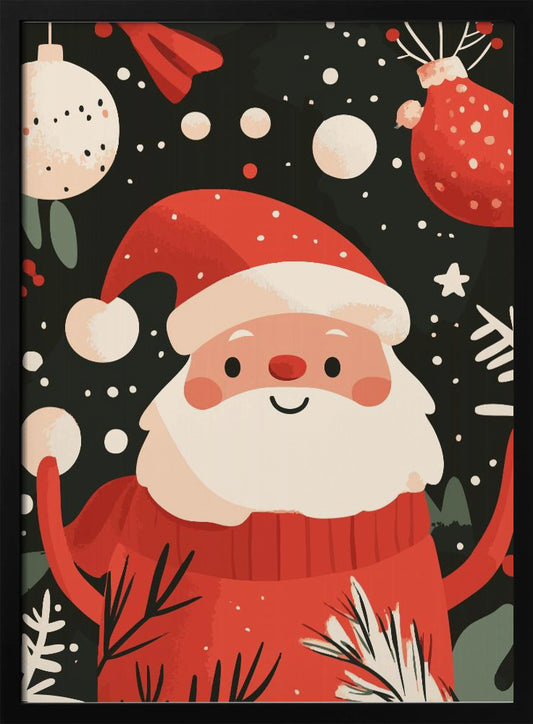 Happy Santa - Poster / Art Print