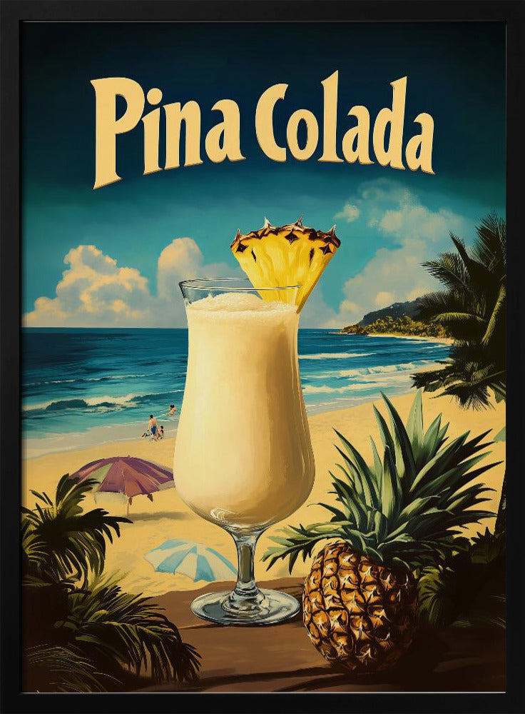 Pina Colada Vintage - Poster / Art Print
