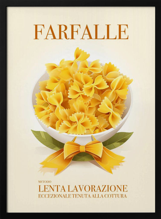 Pasta Farfalle - Poster / Art Print