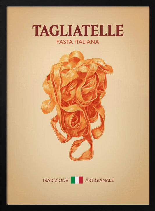 Tagliatelle Pasta Italiana - Poster / Art Print