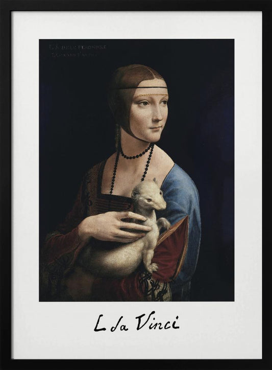 Lady With an Ermine (ca. 1490) - Poster / Art Print