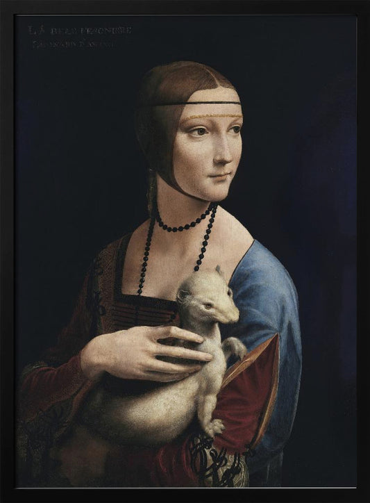 Lady With an Ermine (ca. 1490) - Poster / Art Print