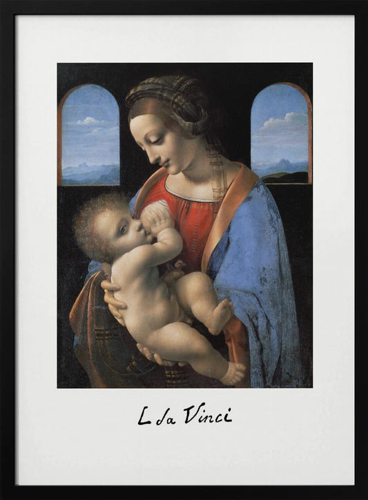 Madonna Litta (mid 1490s) - Poster / Art Print