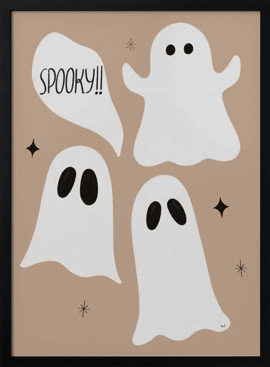 Spooky Ghosts - Poster / Art Print