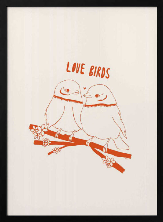 LOVEBIRDS - Poster / Art Print